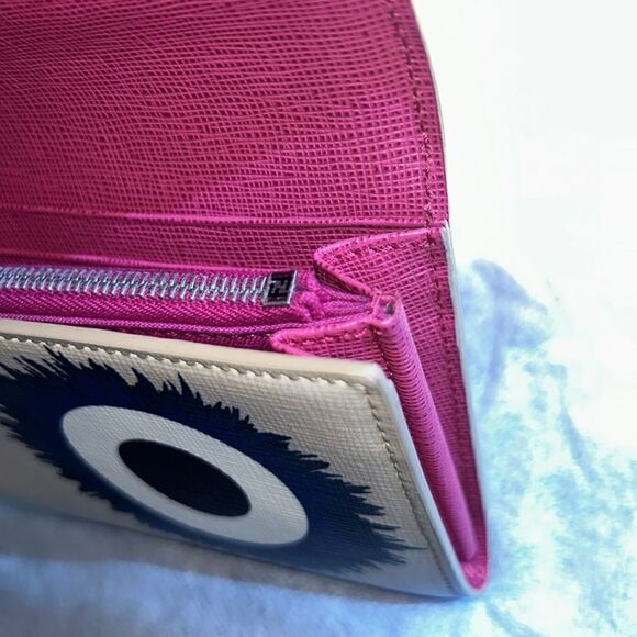 Authentic Fendi Leather  Pink & Blue Wallet - Picture 15 of 16